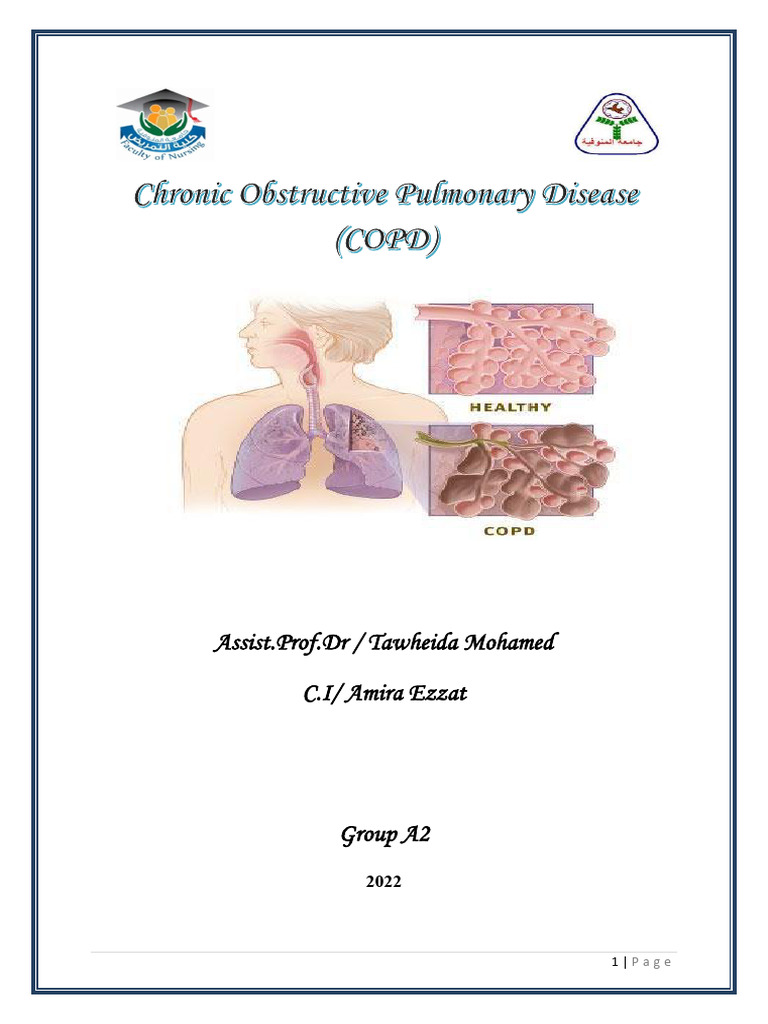 COPD Overview and Tripod Position | PDF | Chronic Obstructive Pulmonary ...