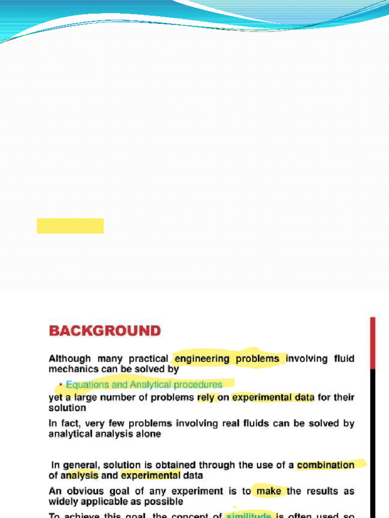 Similitude in River Morphology Models | PDF | Teaching Methods ...