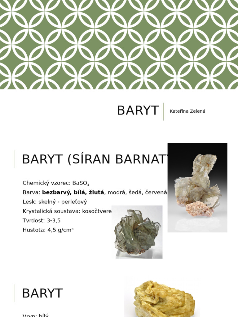 Baryt | PDF