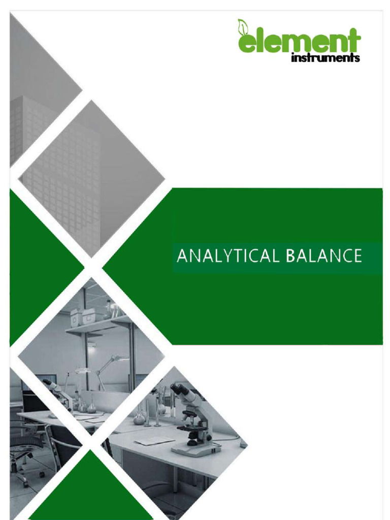 ELAB Analytical Balance Element | PDF