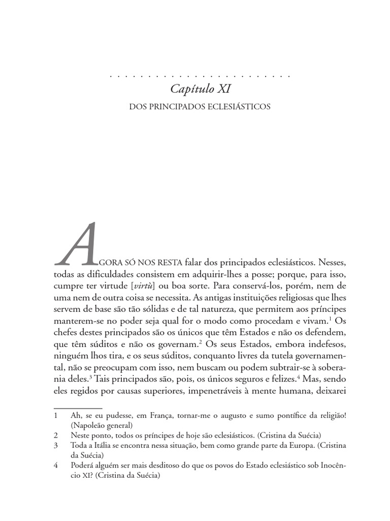Principados Eclesiásticos: Poder e Estabilidade | PDF | Direito ...
