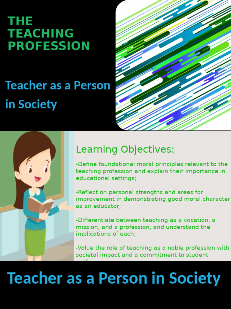 Foundational Morals in Teaching Profession | PDF | Teachers | Morality