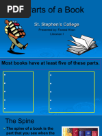 Parts of A Book | PDF | Books | Publishing