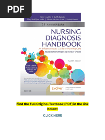 Nursing Diagnosis Handbook 12th Edition PDF