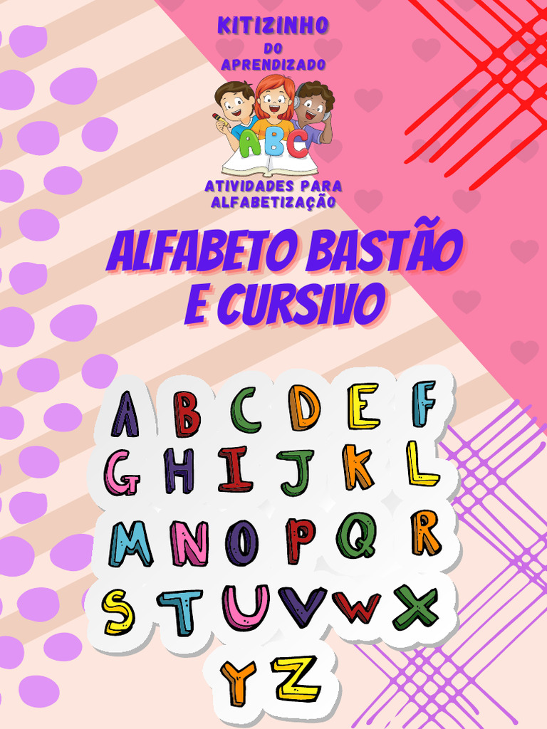 Alfabeto Bastão e Cursivo | PDF | Direito Comercial | Direitos Humanos