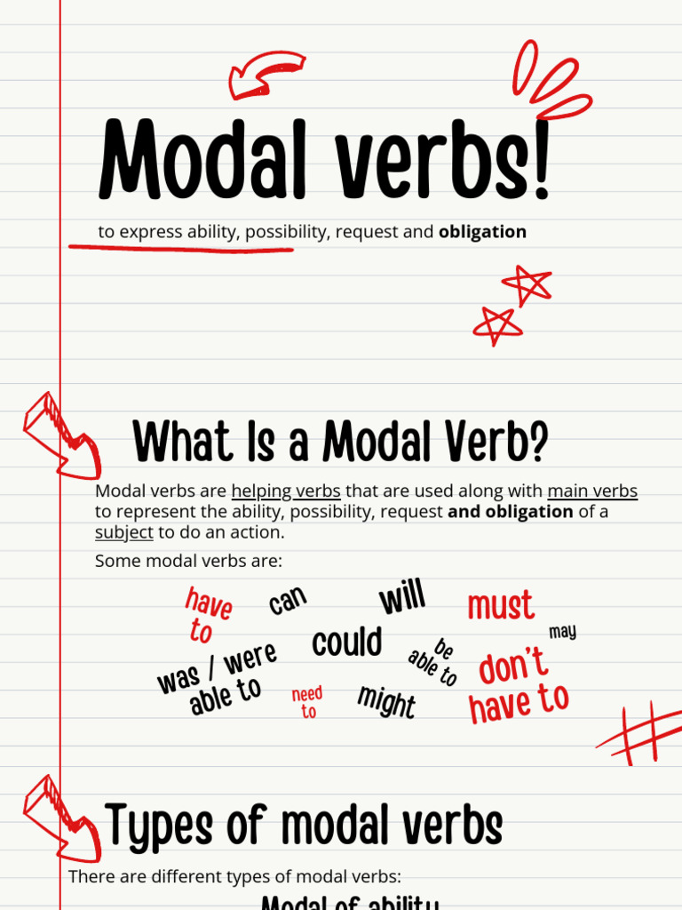 Understanding Modal Verbs: Usage Guide | PDF | Verb | Syntax