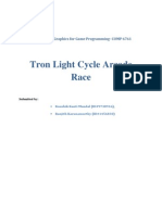 Tron Light Cycle Arcade Race: Advanced 3D Graphics For Game Programming-COMP 6761