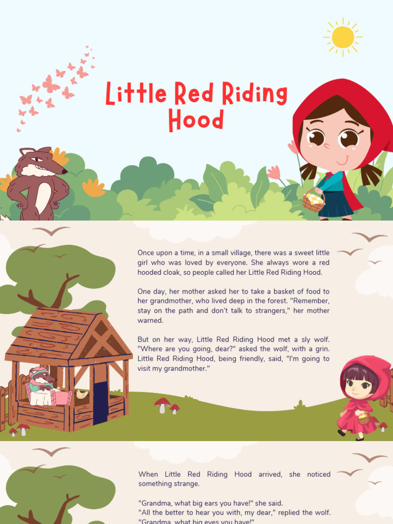 Little Red Riding Hood | PDF | Poetry