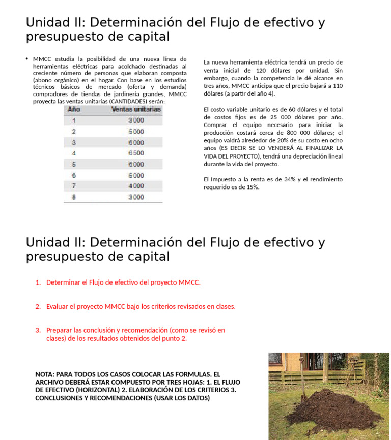 Flujo de Efectivo y Evaluación de Proyecto MMCC | PDF