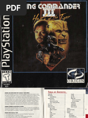 Preços de Wing Commander III Heart of the Tiger para Playstation | Compara preços de soltos, CIB e novos