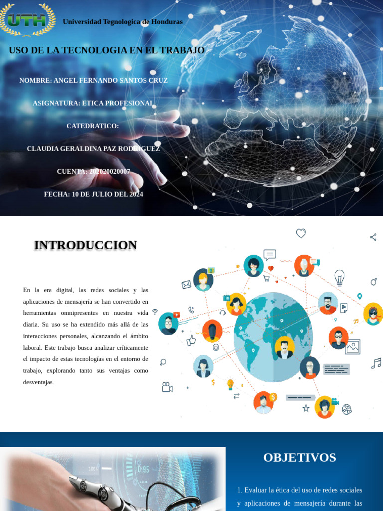 Uso de La Tecnologia en El Trabajo | PDF | Business | Informática