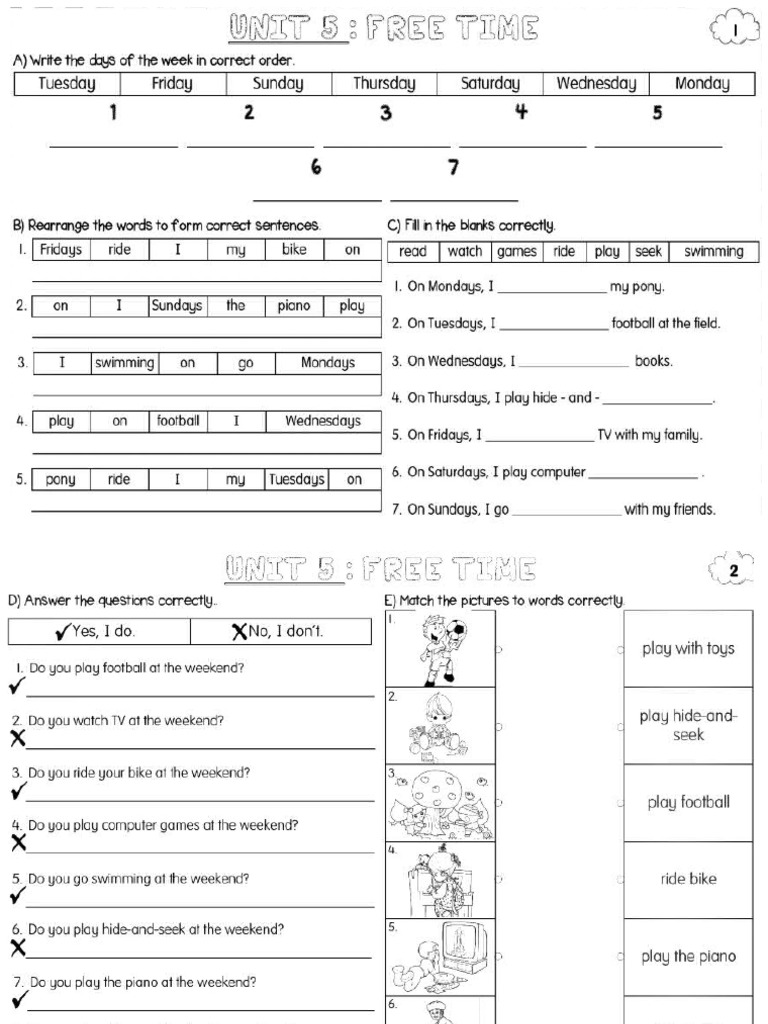 Revision Year 2 | PDF