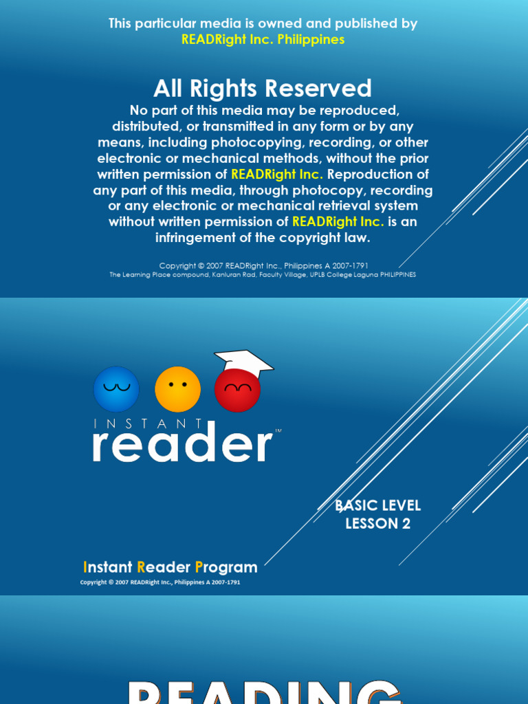 Lesson2ReadingPractice 230913 133057 | PDF