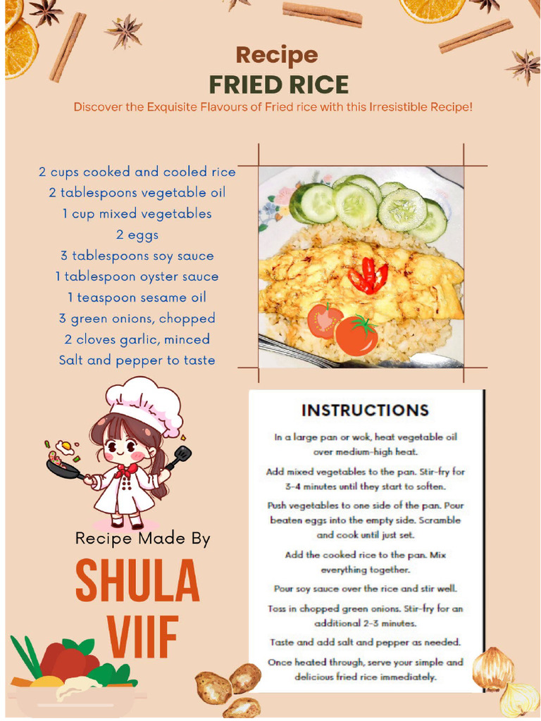 Fried Rice Shula | PDF