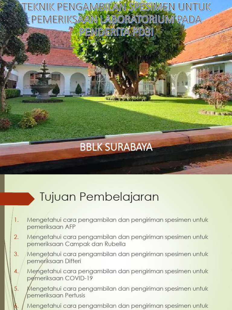 Teknik Pengambilan Spesimen | PDF