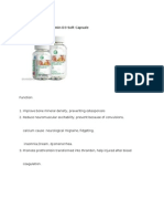 Liquid Calcium + Vitamin D3 Soft Capsule
