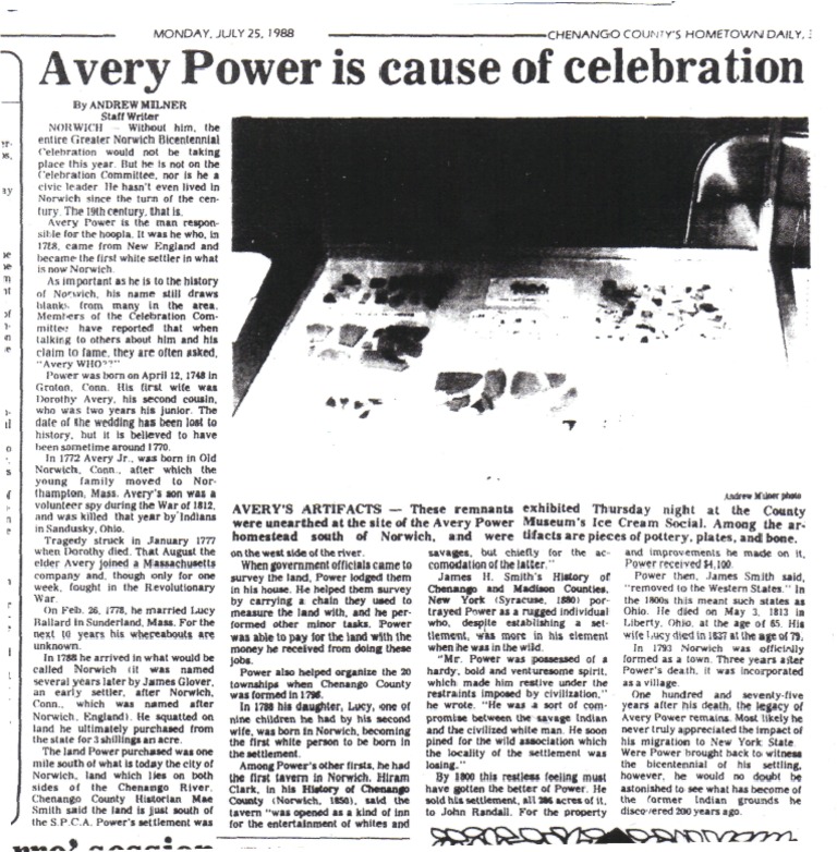 Avery Power PDF