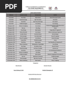 Duty Roster Feb 2025 | PDF