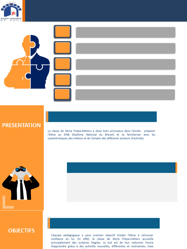 3ème Prépa-Métiers : Objectifs et Programme | PDF | Évolution de ...