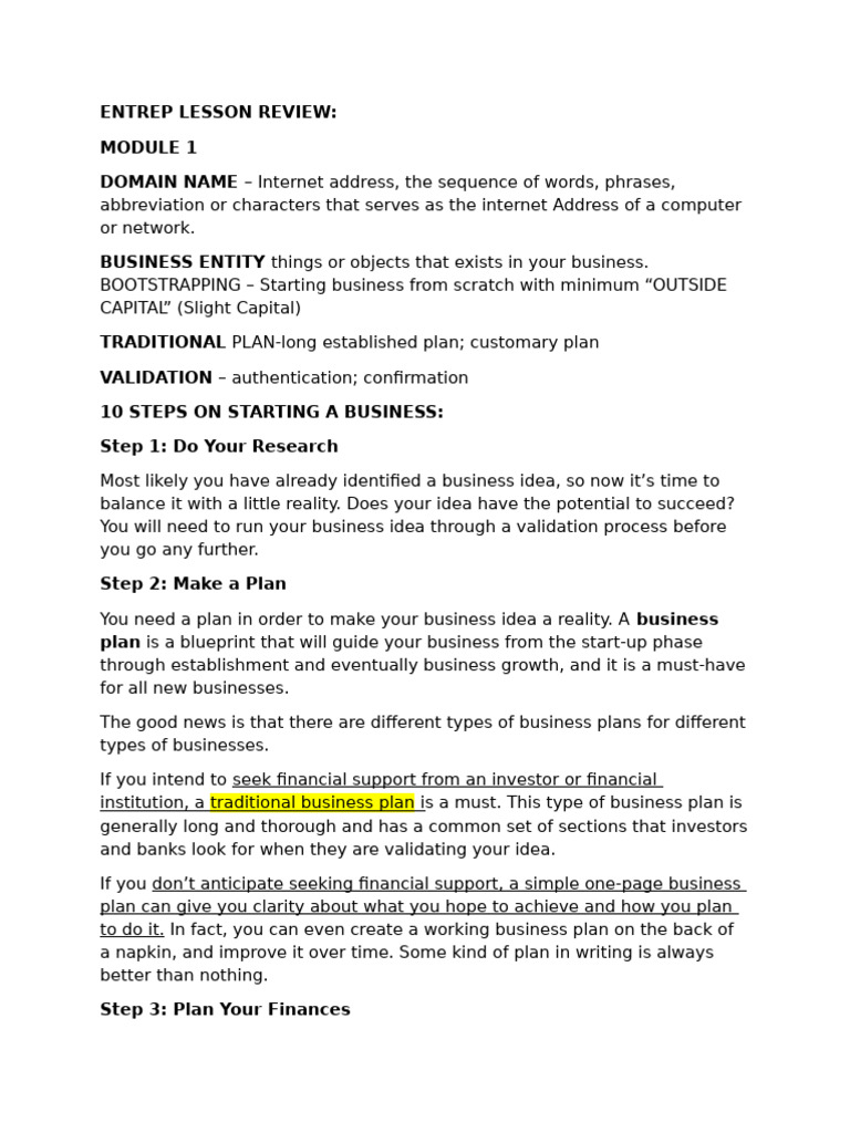 Essential Steps to Start a Business | PDF | Recruitment | Venture Capital