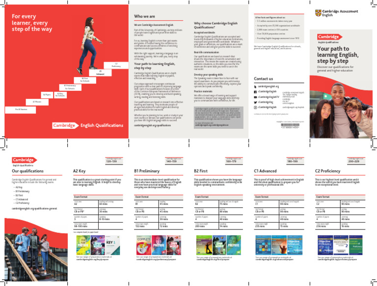 Cambridge English Qualifications Guide | PDF | Language Education ...