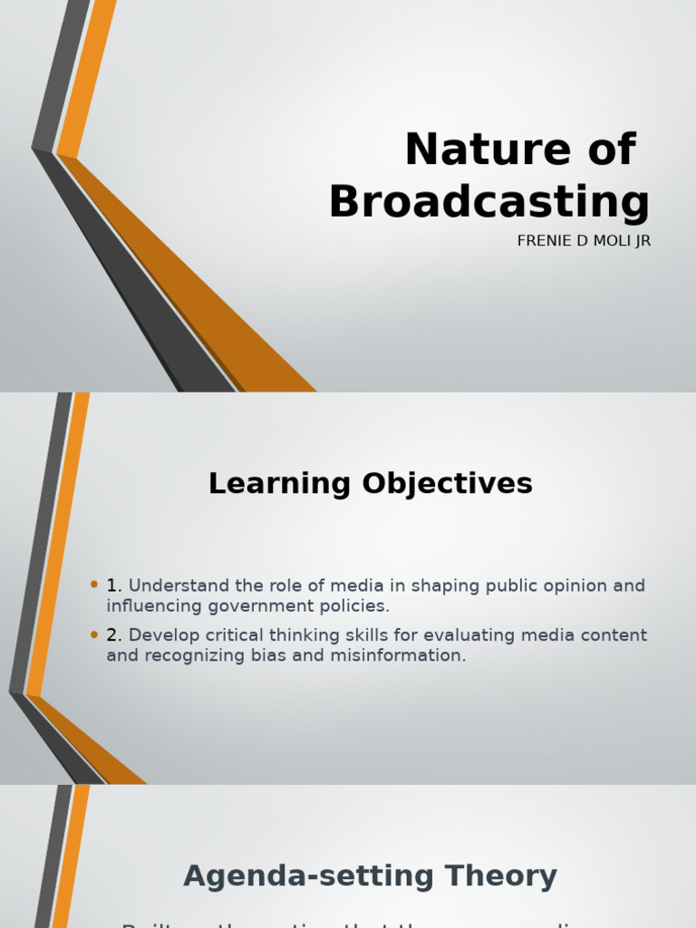 Understanding Broadcasting's Influence | PDF