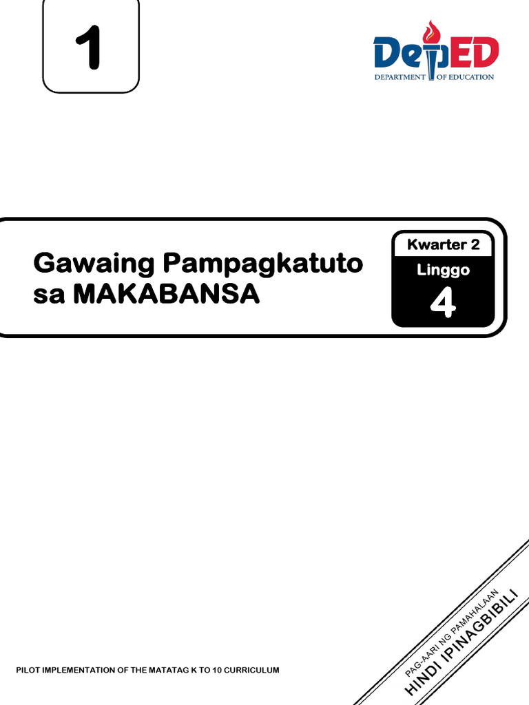 WS1 MAKABANSA1 Q2 Week4 v2 | PDF