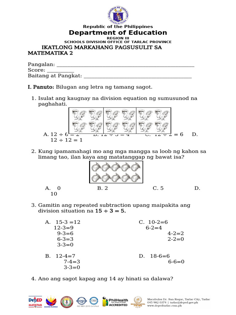 Q3 Math 2 Tag | PDF