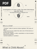 Form 22: Child Abuse Reporting Guide | PDF | Child Abuse | Child Neglect