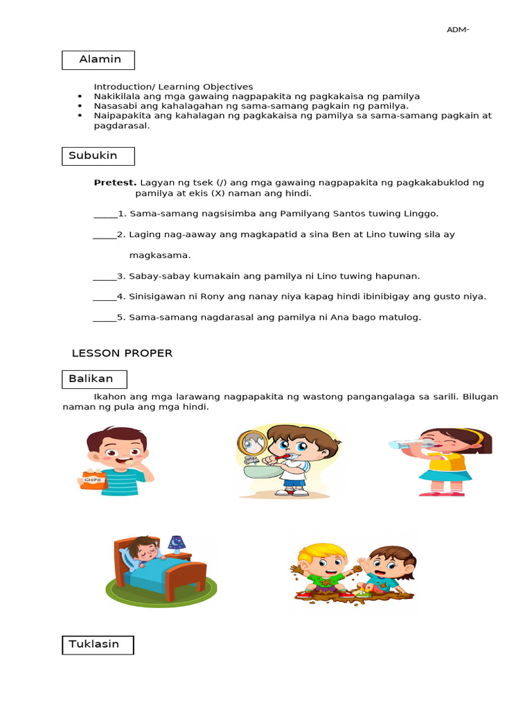 ESP Week 2 ADM | PDF