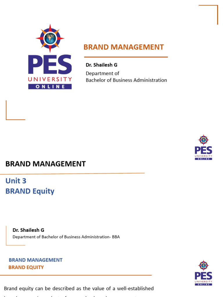 Understanding Brand Equity in Management | PDF | Brand | Brand Management