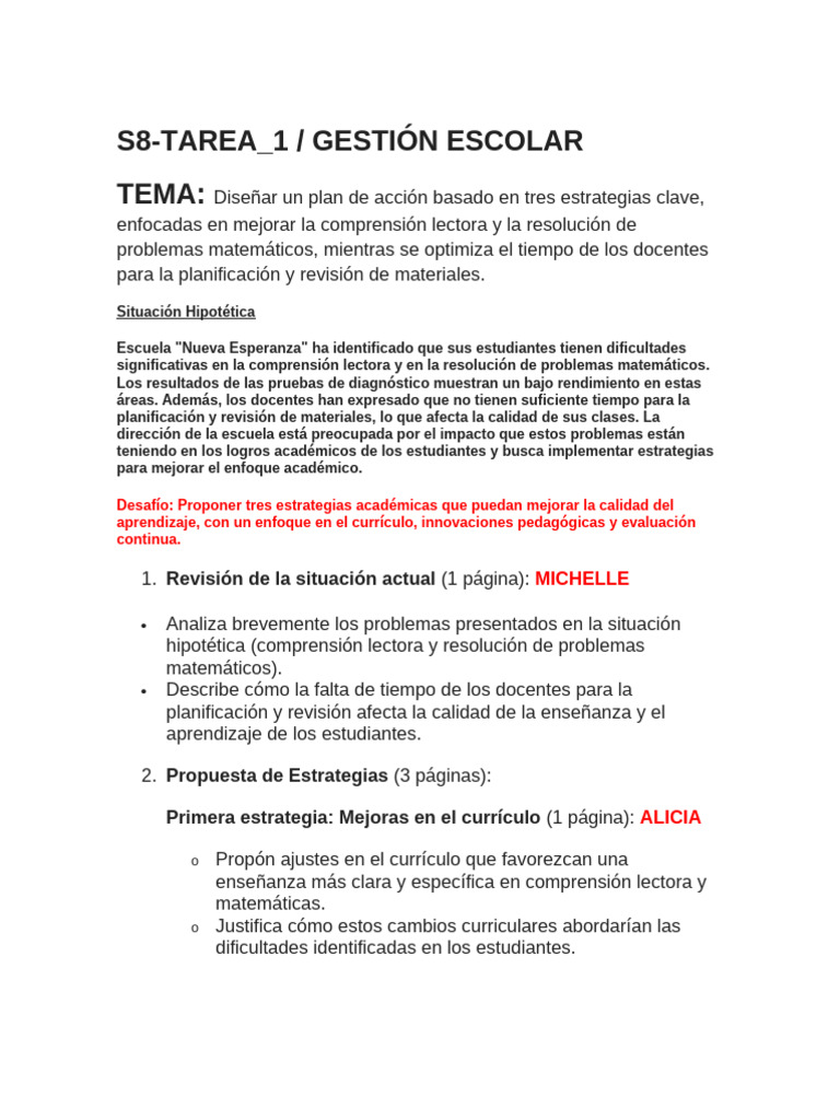 Gestión Escolar y Comunidades de Aprendizaje | PDF | Plan de estudios ...