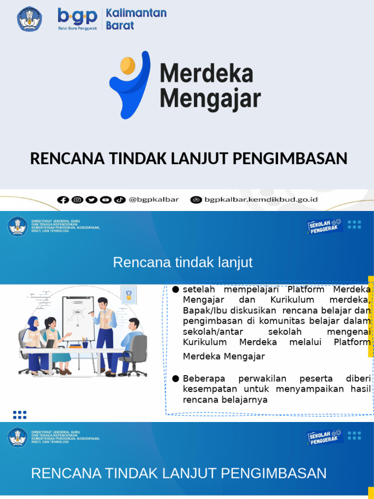 Rencana Tindak Lanjut Pengimbasan | PDF