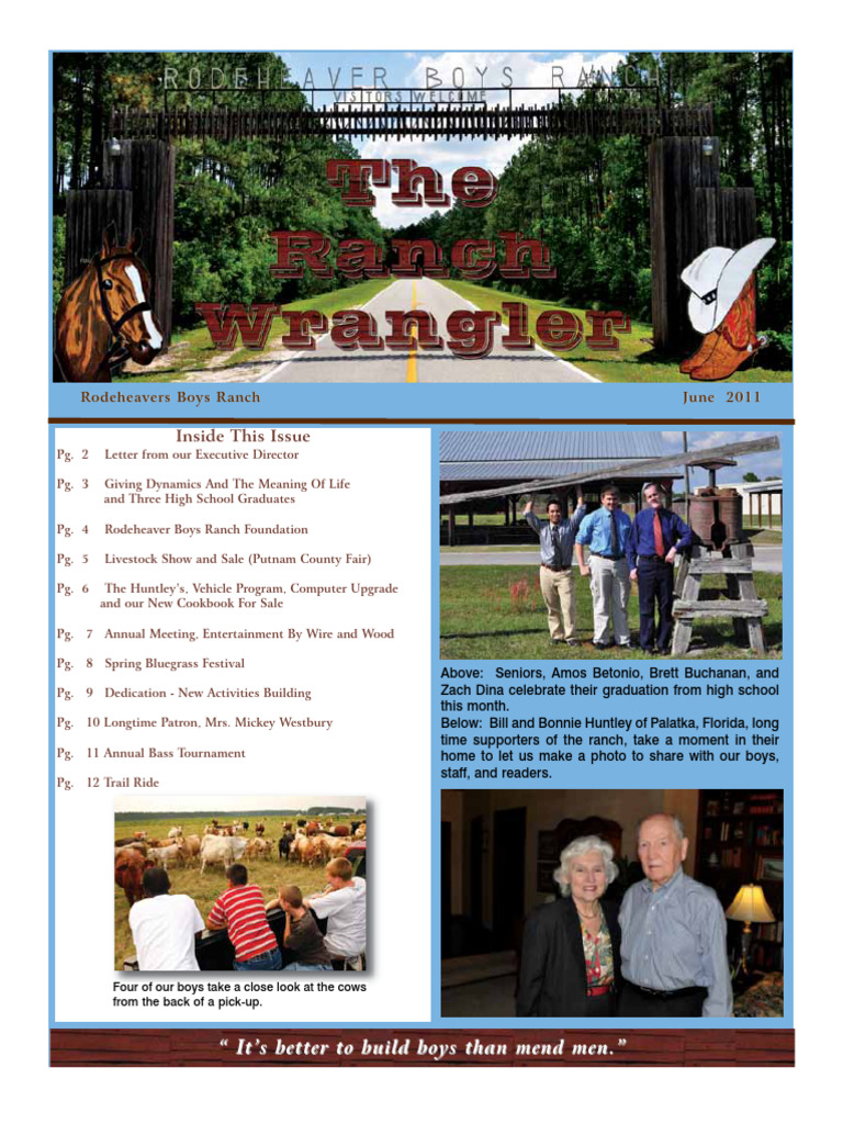 Rodeheaver Boys Ranch June 2011 Update | PDF