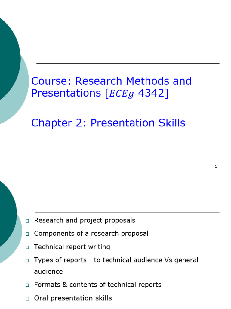 Research Proposal Presentation Skills Guide | PDF | Methodology ...