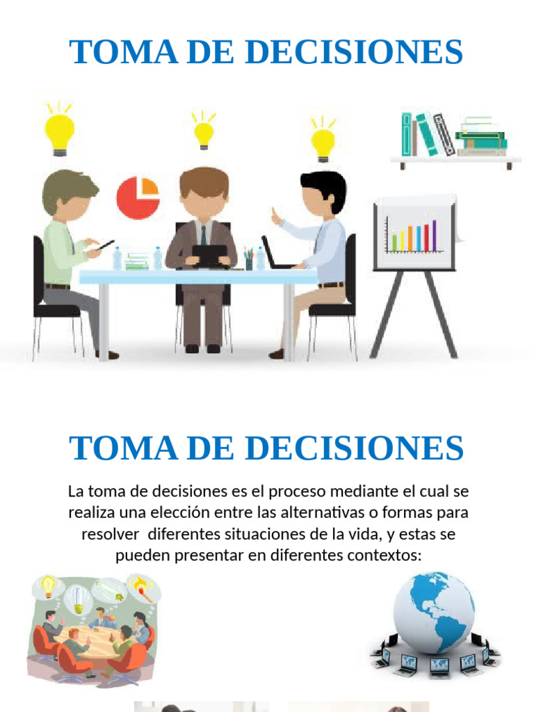 Toma de Decisiones | PDF | Toma de decisiones | Ciencia cognitiva