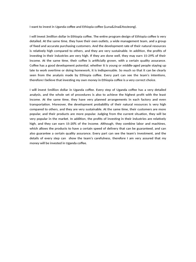 Invest Company (Reflection) | PDF
