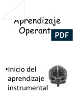 Aprendizaje Operante