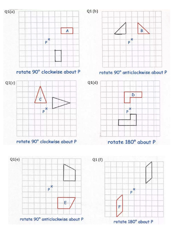 Rotations Answer | PDF