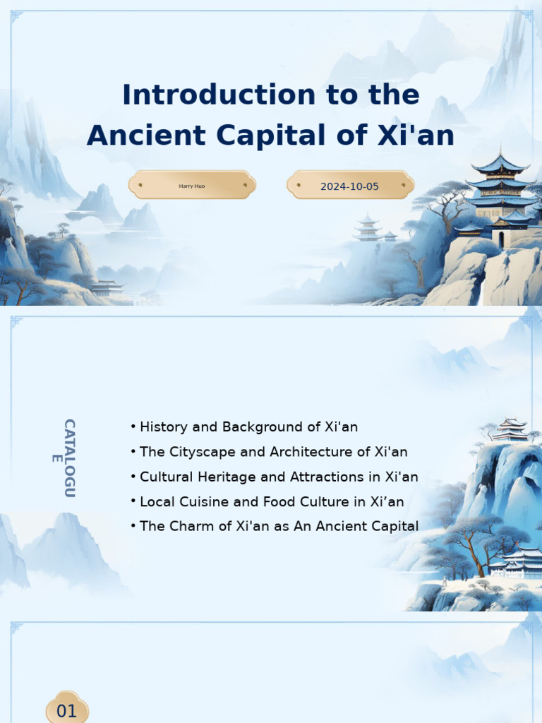 Introduction To The Ancient Capital of Xian | PDF | Soup | China