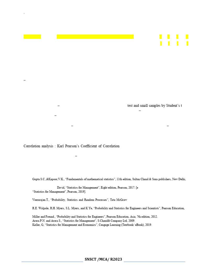 Applied Statistics for Data Analysis Course | PDF | Computer Network ...
