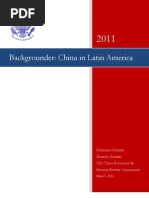 Backgrounder China in Latin America