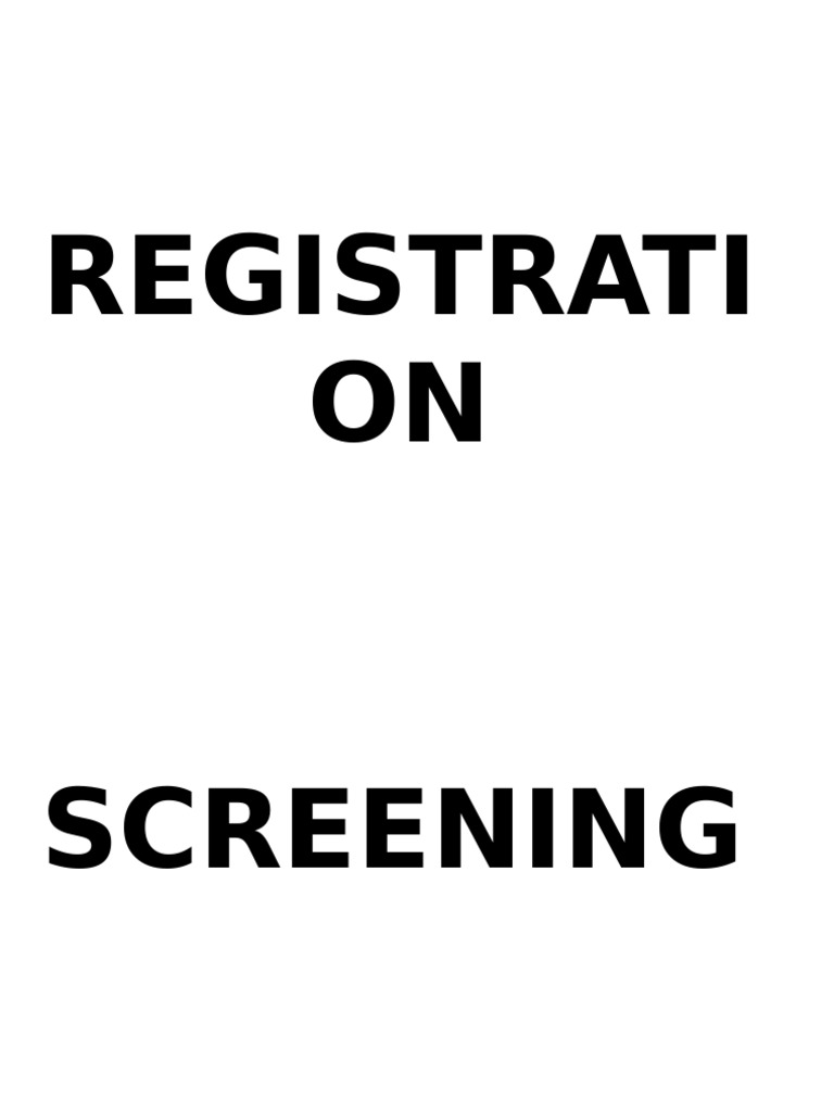 Screening Vital Sign Final Screening | PDF | Teaching Methods ...