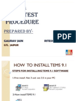 Wcdma Drive Test Procedure