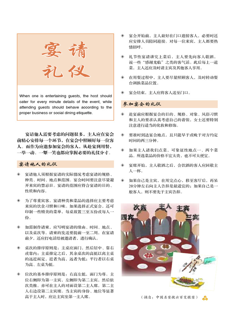 03 宴请礼仪 | PDF