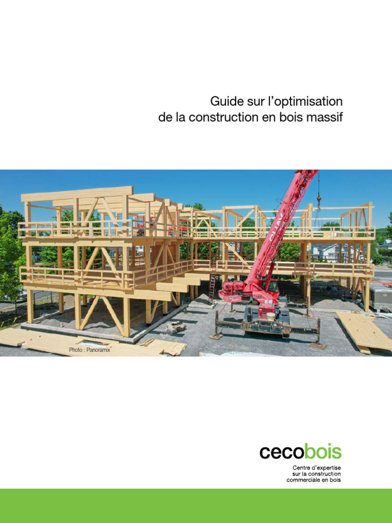 Optimisation construction bois massif | PDF | Bois (matériau de ...