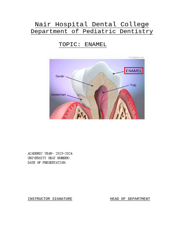Interprismatic Substance in Enamel | PDF | Tooth Enamel | Human Tooth