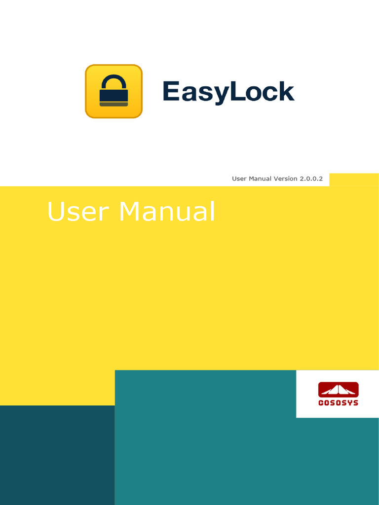 EasyLock User Manual Overview | PDF | Computer File | Installation ...
