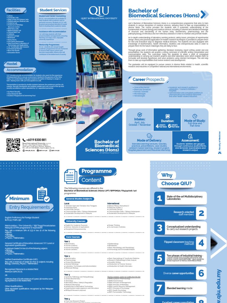 BMS Course Flyer Digital Opt | PDF | Pathology | Health Informatics