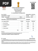 Sample University Marksheet Format | PDF